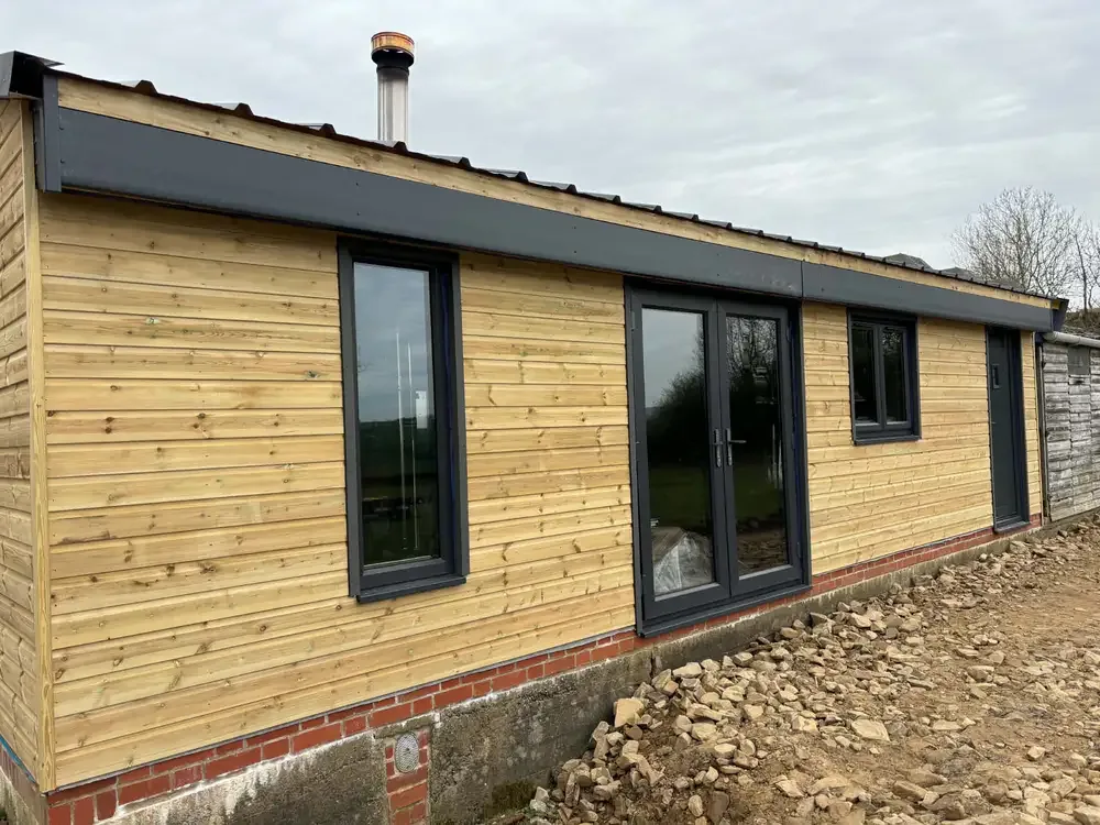 Exterior timber and glazing details